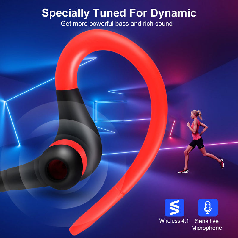 Wireless Sports Earbuds – HD Stereo Sound, Noise Cancellation, and Portable Charging Case