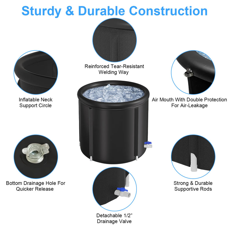 Portable Ice Bath 370L – Cold Immersion Therapy