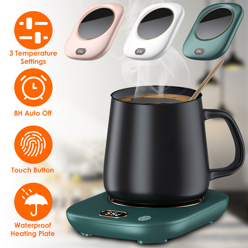 Mug Warmer – 3 Adjustable Temperatures, Ideal for Office and Home