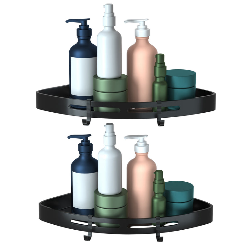 Corner Shower Caddy – 2-Tier Space Aluminum