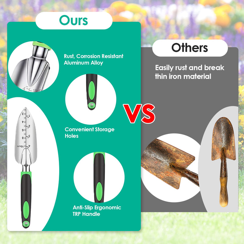 13-Piece Gardening Tool Set - Aluminum Alloy with Organizer Bag