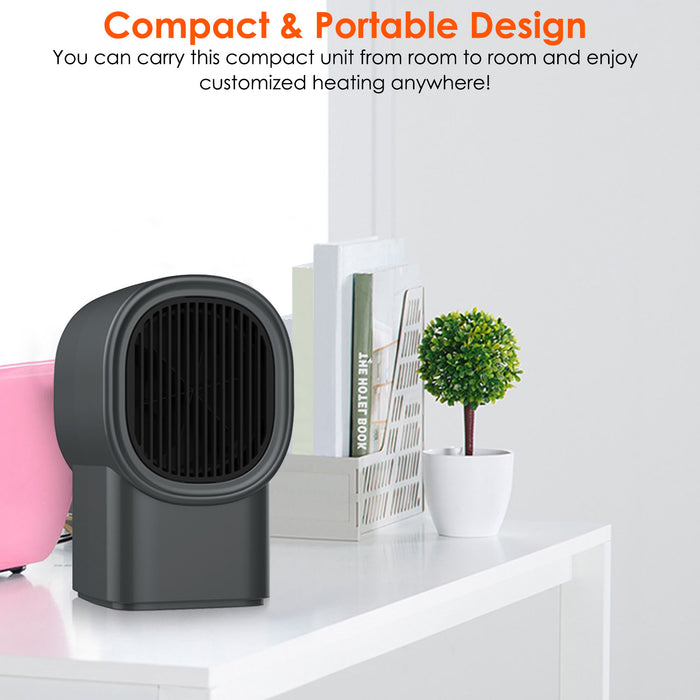 Compact Electric Heater – 400W Portable for Small Spaces