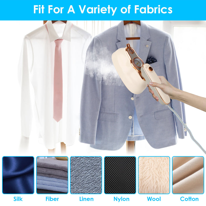 Portable Garment Steamer – 1200W with Dry and Wet Mode