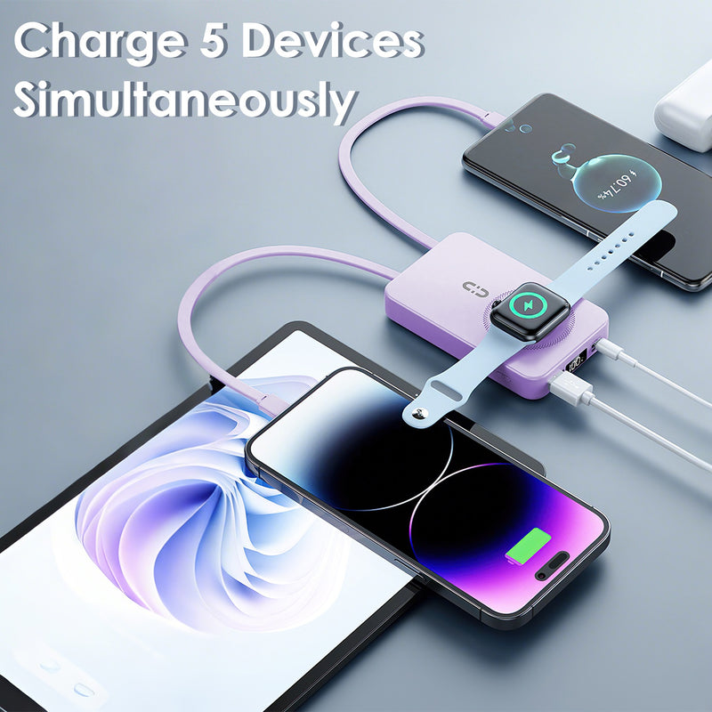 10000mAh Power Bank – Phone Stand with MagSafe and PD20W