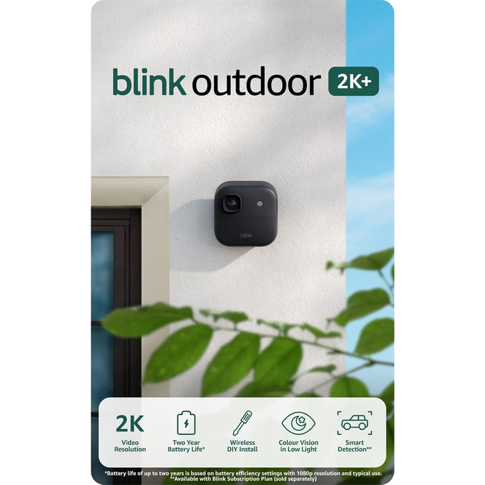 Cámaras de Seguridad Inteligentes - Blink Outdoor 2K+ (3 Pack)