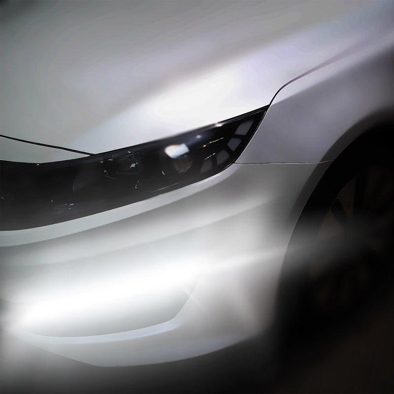 LED DRL Lights for Car - 2 Pieces COB 12V Waterproof