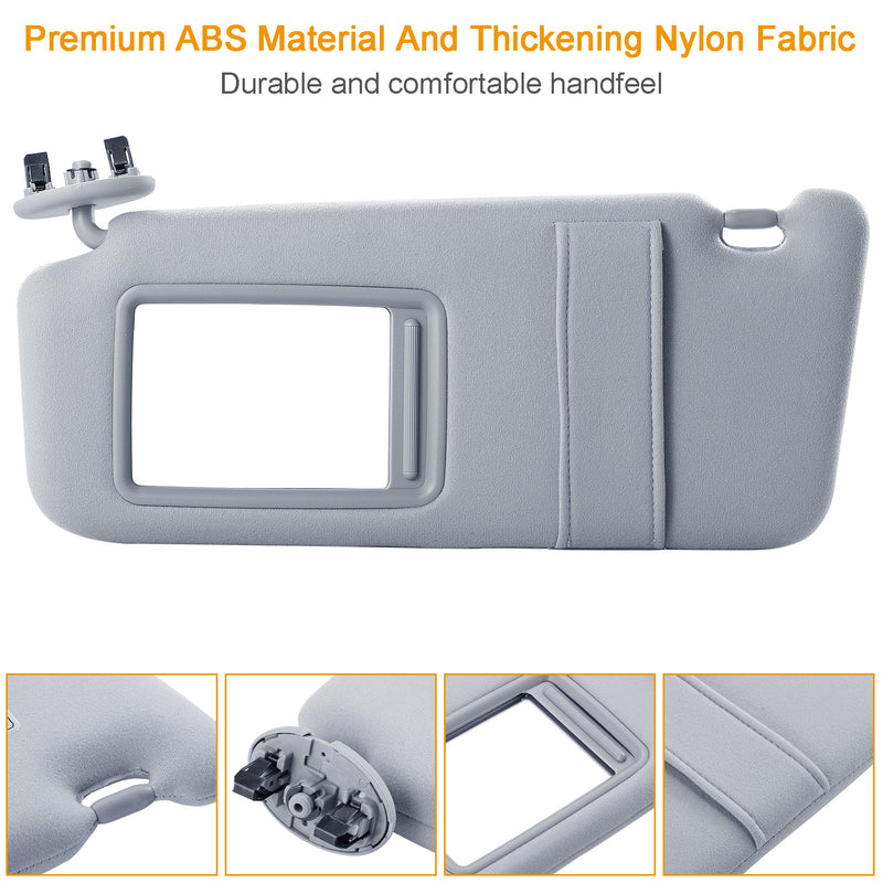 Left Sun Visor for Toyota Camry 2007-2011 – With Vanity Mirror