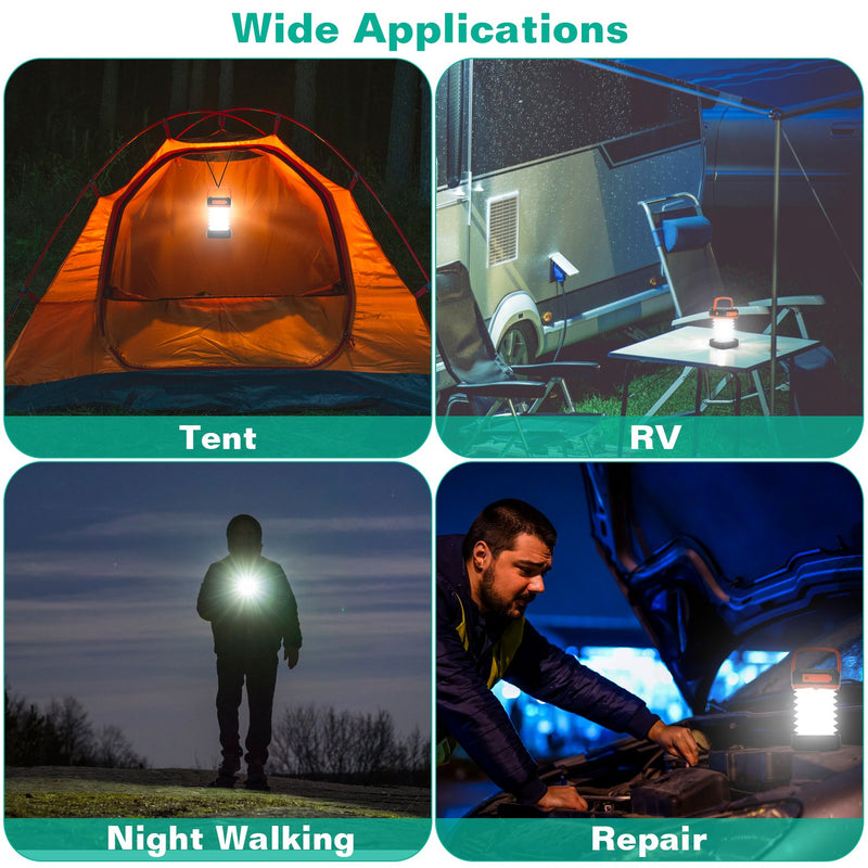 Solar Camping Lantern – Portable Folding with Rechargeable LED Light