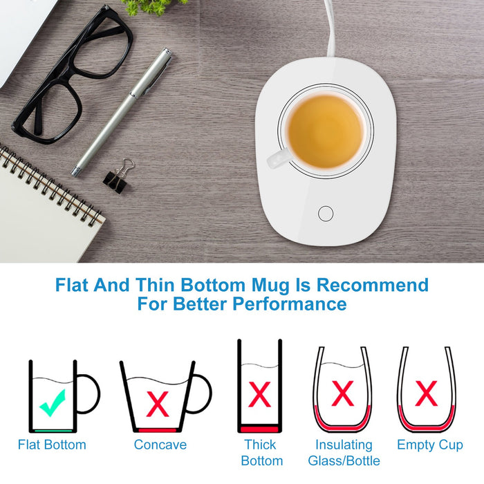 Electric Mug Warmer for Desk – Coffee, Tea, and Milk