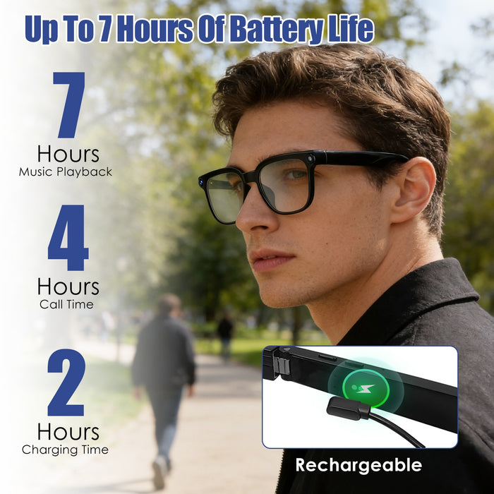 AI Smart Glasses – 1080P Camera, Translation, and Voice Assistant
