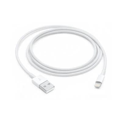 Cable de carga Apple USB A a Lightning para iPhone, 2 metros, cable genérico de alta calidad, compatible con dispositivos Apple.