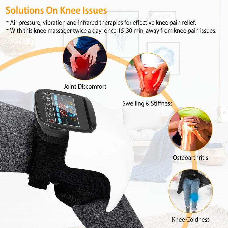 Multifunctional Knee Massager – Infrared Heat, Vibration, and Air Pressure