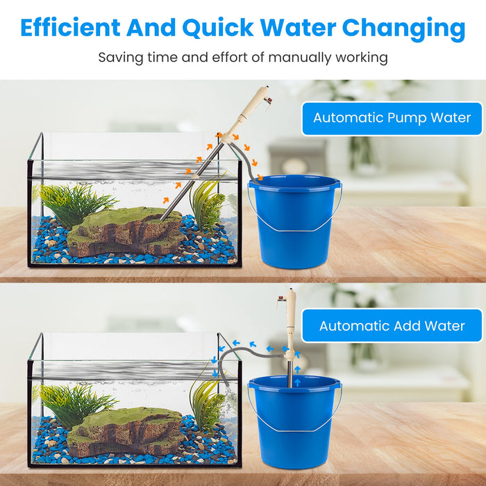 Electric Aquarium Vacuum Cleaner – Adjustable Multifunctional Kit