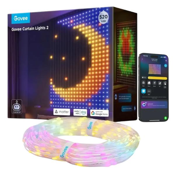 Govee H70B3 Smart LED Curtain Lights 2 - 1.5m x 2m H