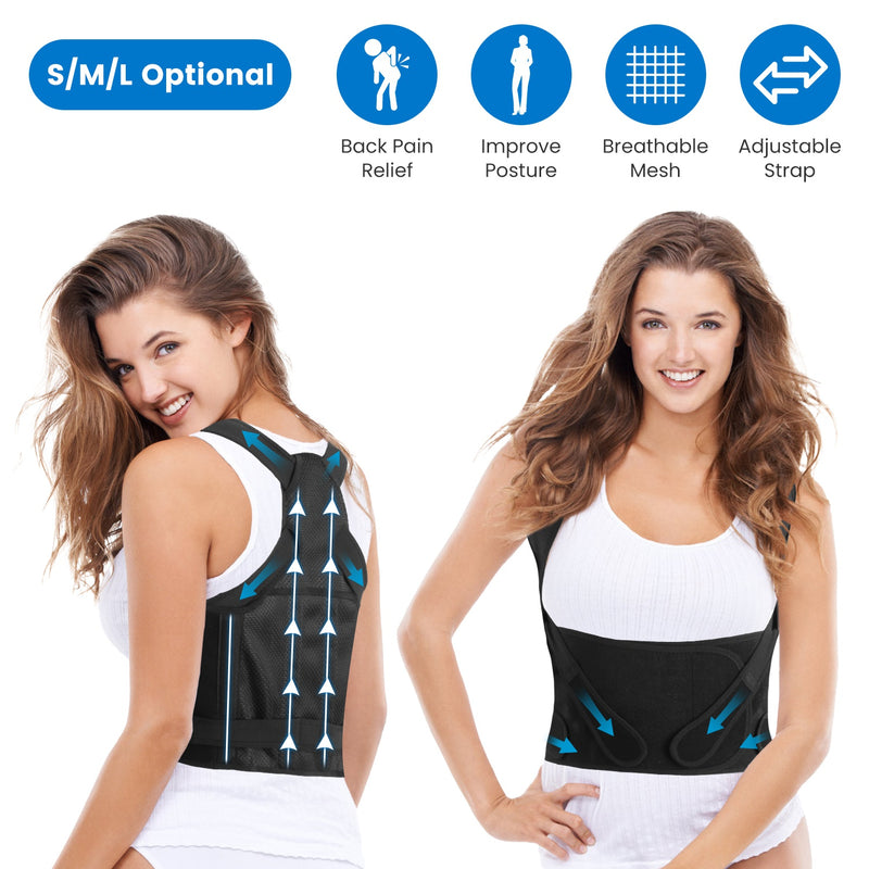 Unisex Posture Corrector - Upper Back Trainer with 3 Size Options