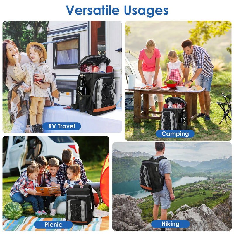 Thermal Backpack Bag - 25L with Large Capacity for Camping and Beach