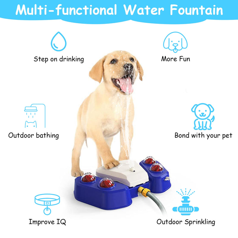 Automatic Pet Waterer – Outdoor Sprinkler Fountain Activated by Paw