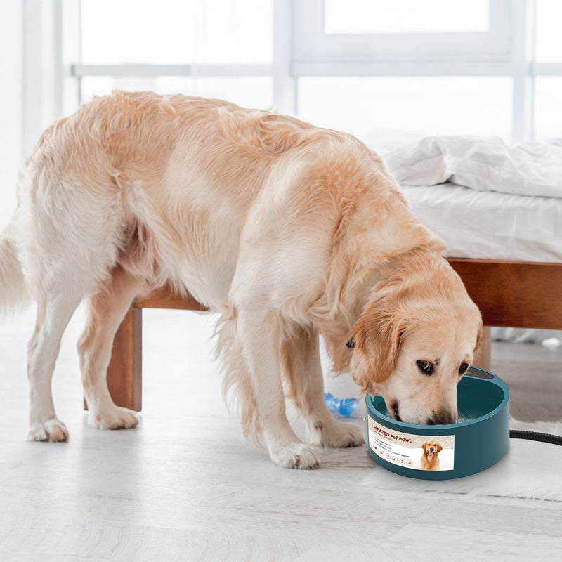 Portable Heated Water Bowl – Heated Bowl for Dogs and Cats 2.2L
