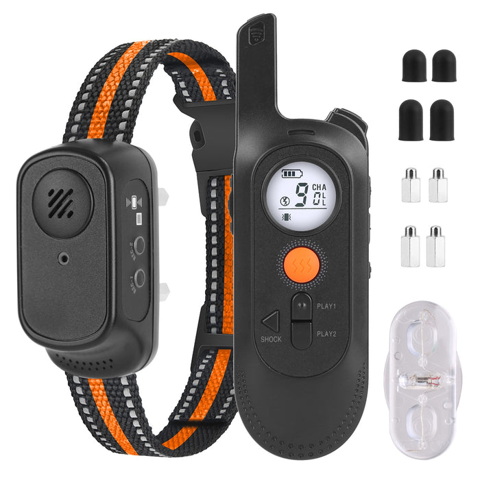 Dog Training Collar – 3 Modes, 9 Levels, Recording, and 300m Range