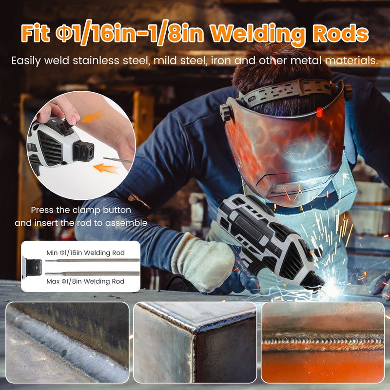 Portable Welding Machine 4600W – 5 Adjustable Levels with Complete Kit