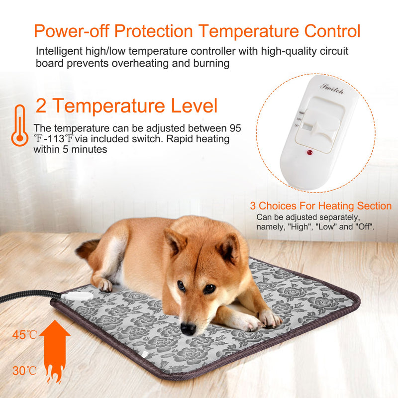 Electric Heating Pad for Pets – Adjustable, Waterproof, and Bite-Proof