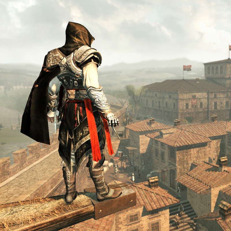 Juego de videojuegos Assassin's Creed The Rebel Collection para Nintendo Switch, caja con ilustraciones y contenido del paquete.