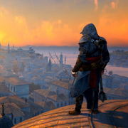 Videojuego Assassin's Creed The Rebel Collection para Nintendo Switch, caja con arte del juego y detalles en la portada.