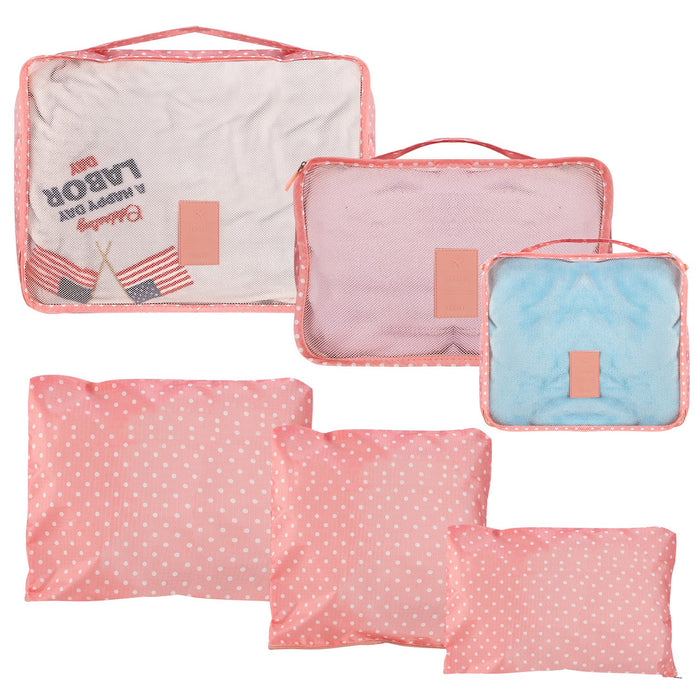 9-Piece Luggage Organizers - Waterproof Storage Bags for Clothes and Lingerie