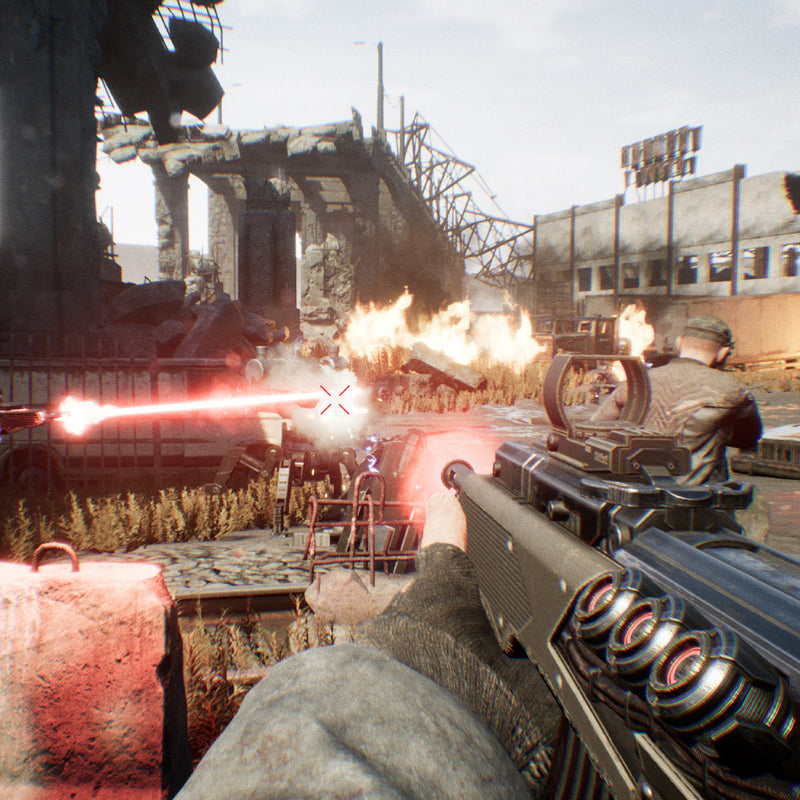 Videojuego Terminator Resistance para PlayStation 5, caja con arte y detalles de la portada del juego.