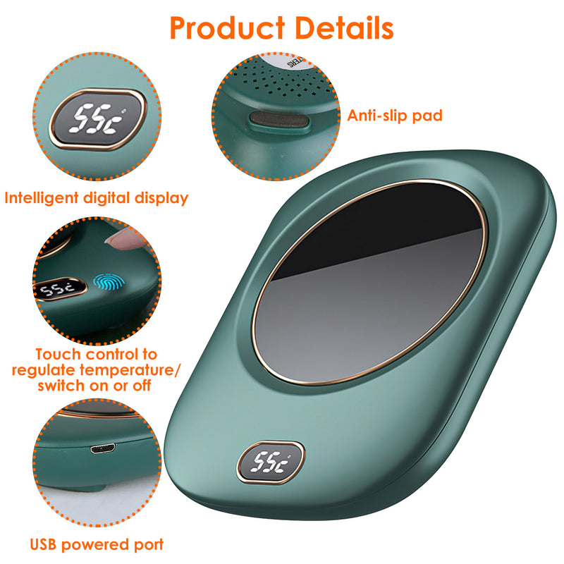 Mug Warmer – 3 Adjustable Temperatures, Ideal for Office and Home