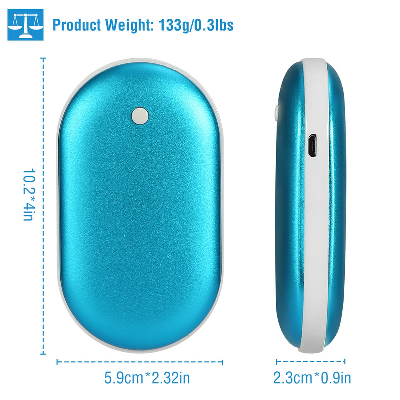 5000mAh Portable Hand Warmer – Double Sided and Power Bank