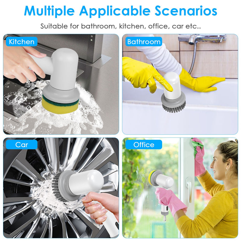 3-in-1 Portable Electric Cleaning Brush