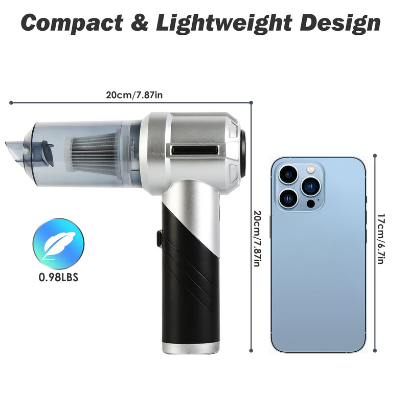 4-in-1 Portable Vacuum Cleaner – 20000PA Brushless Motor