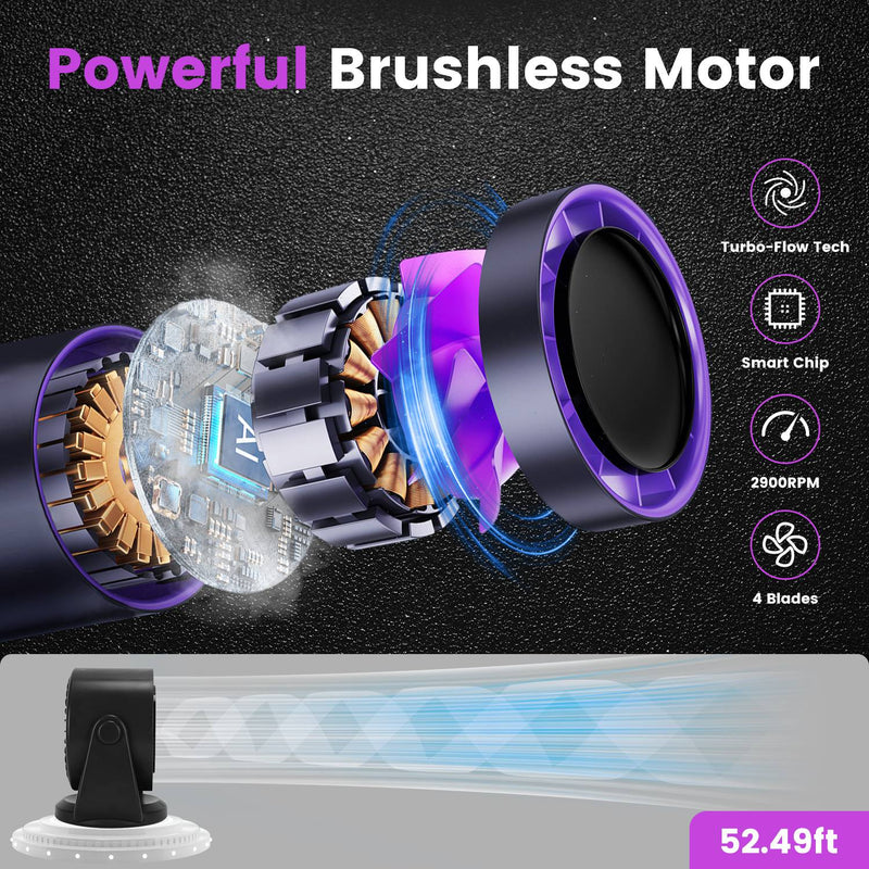 Portable Desk Fan – Rechargeable with Tilt Angle for Home and Office