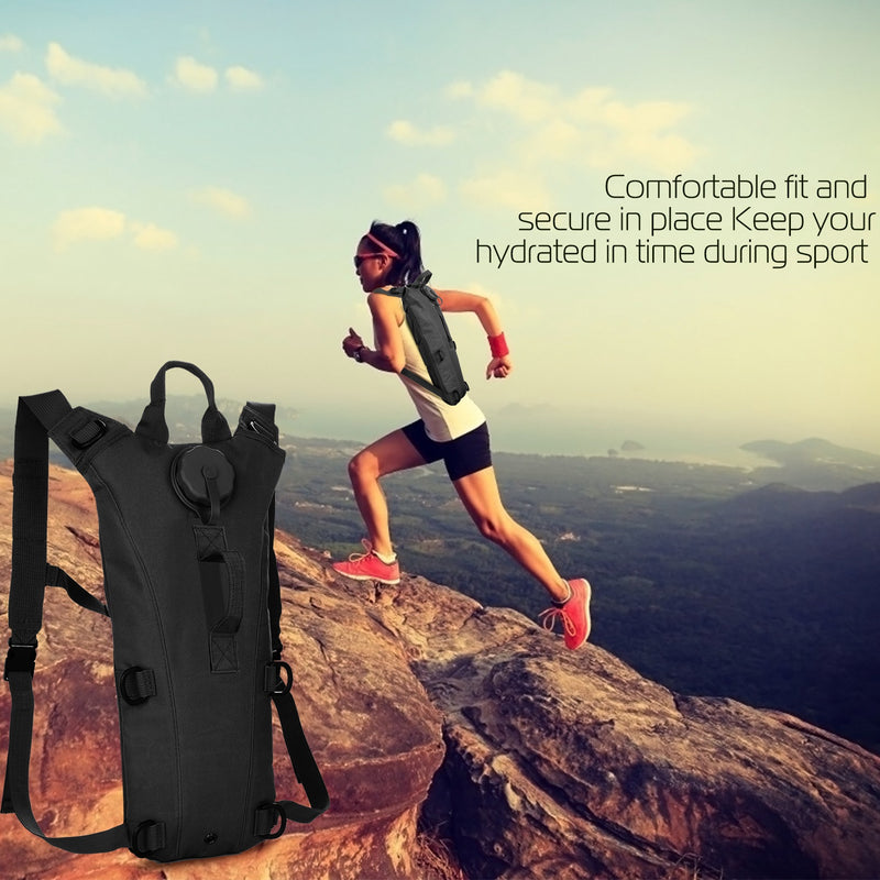 Portable Hydration Backpack – 3L with Water Bladder for Climbing and Cycling