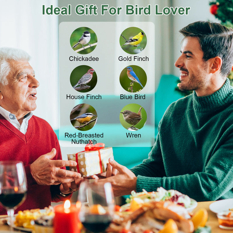 Squirrel-Resistant Metal Bird Feeder with 4 Ports