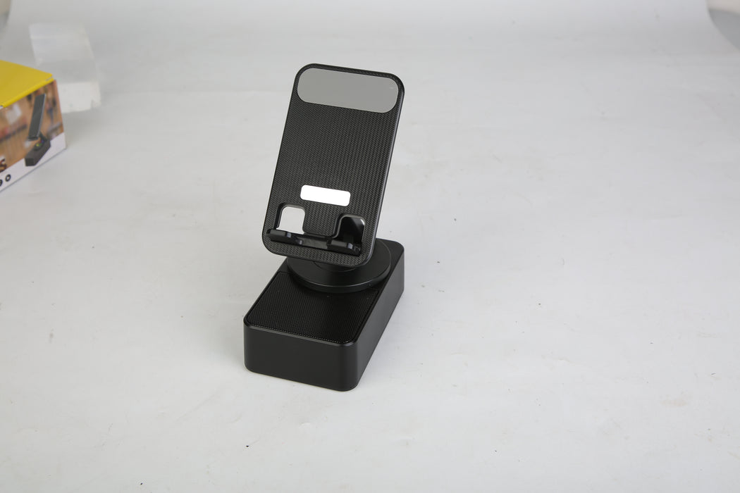 Foldable 360° Stand – Bluetooth Speaker with 5000mAh Battery and LED Light