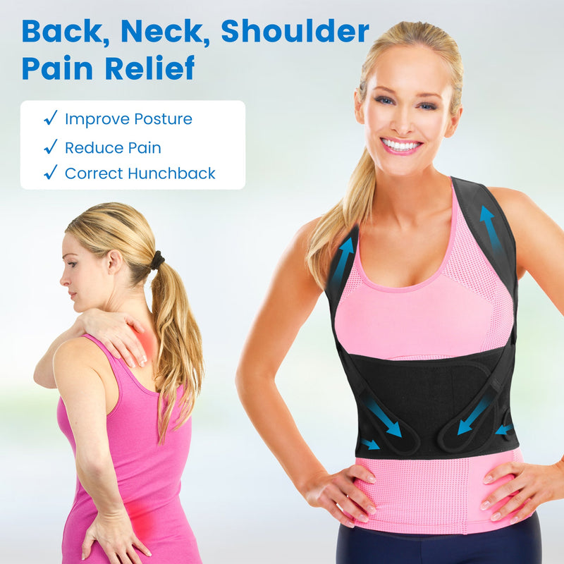 Unisex Posture Corrector - Upper Back Trainer with 3 Size Options
