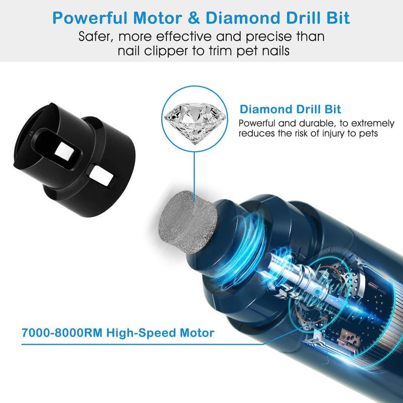 Electric pet nail grinder
