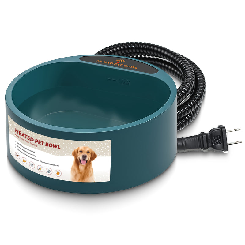 Portable Heated Water Bowl – Heated Bowl for Dogs and Cats 2.2L