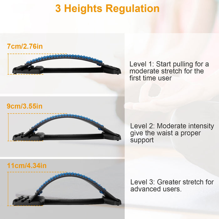 Multi-Level Lumbar Support Stretcher – 96 Acupressure Points
