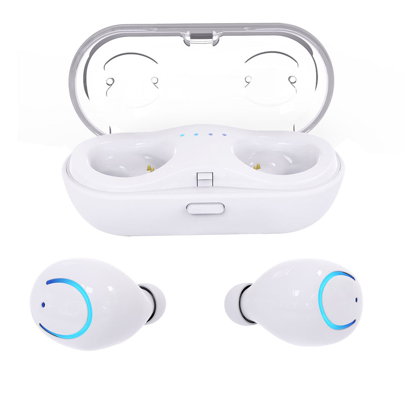 TWS Wireless Earbuds – Stereo with Microphone, Charging Pod, and Call Control