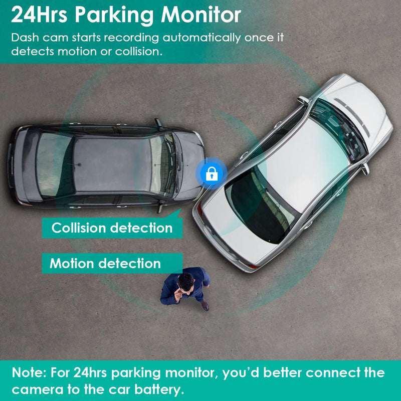 Dashcam – Triple Camera with G-Sensor and Automatic Parking Monitor