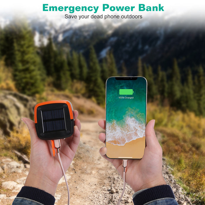Solar Camping Lantern – Portable Folding with Rechargeable LED Light
