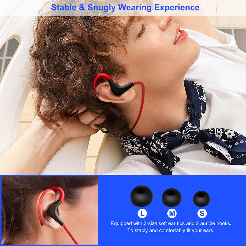 Wireless Sports Earbuds – HD Stereo Sound, Noise Cancellation, and Portable Charging Case