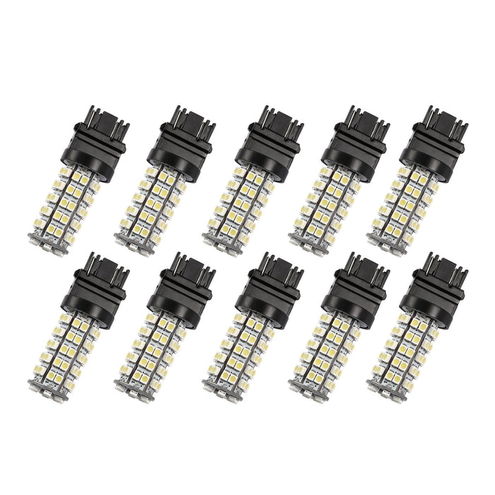 Pack of 10 T25 LED Bulbs – 68 LEDs 6000K Universal