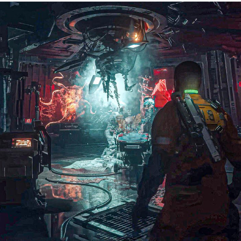 Videojuego The Callisto Protocol para PlayStation 5, imagen que muestra la portada del juego en la caja del PS5.