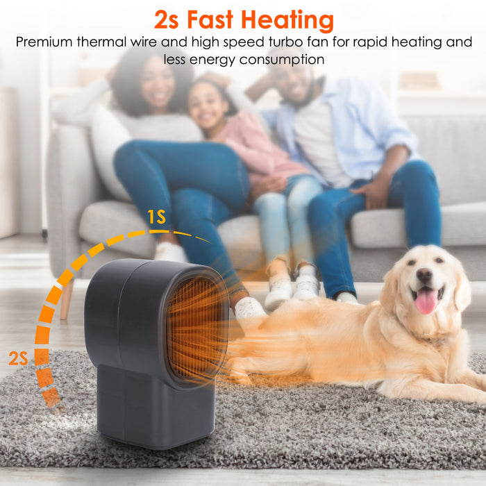 Compact Electric Heater – 400W Portable for Small Spaces