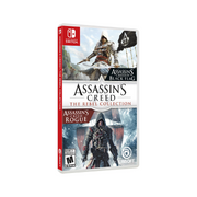 Videojuego Assassin's Creed The Rebel Collection para Nintendo Switch, caja con arte y logotipo del juego.