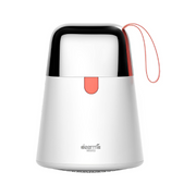 Quitapelusas inalámbrico Deerma MQ600 portátil para eliminar pelusas y pelos de la ropa en tareas del hogar.